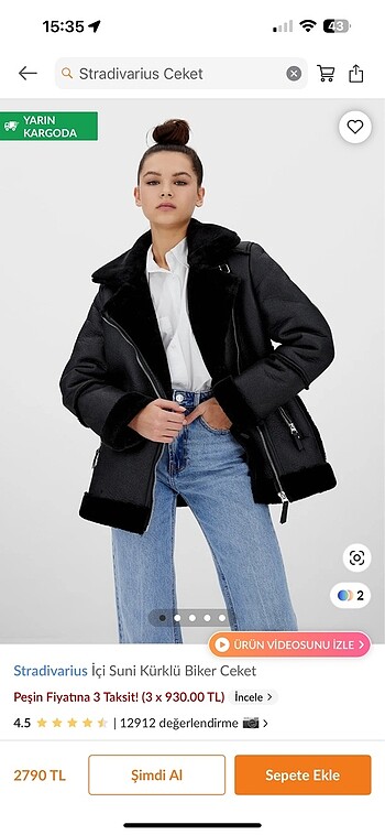 Stradivarius Stradivarius biker ceket