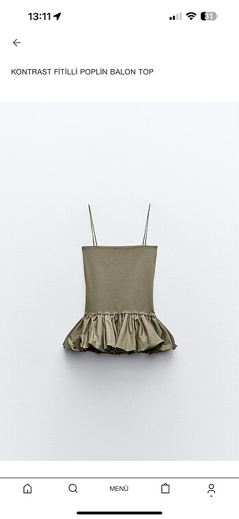 Zara Balon Bluz