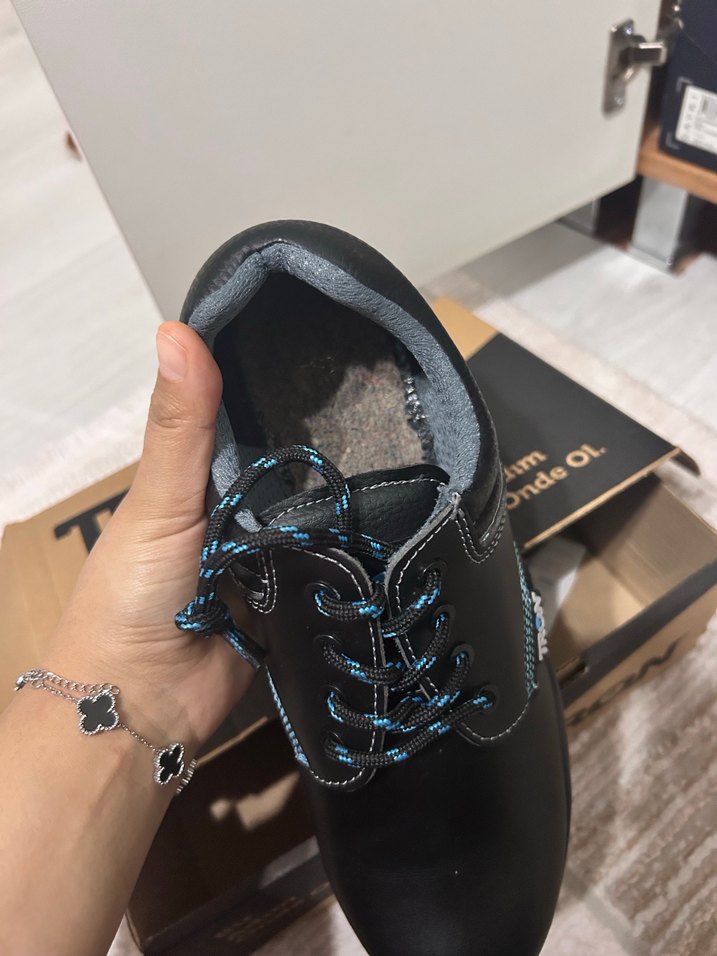 Siyah Gri Bağcıklı Erkek Outdoor Ayakkabı - Görsel 5