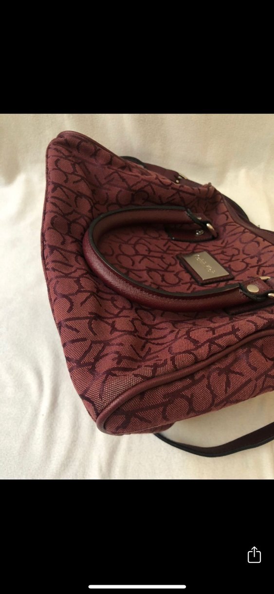 Bordo Calvin Klein Kadın Çanta - Görsel 5