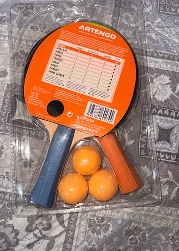 Artengo FR800 Masa Tenisi Seti Turuncu - Görsel 2