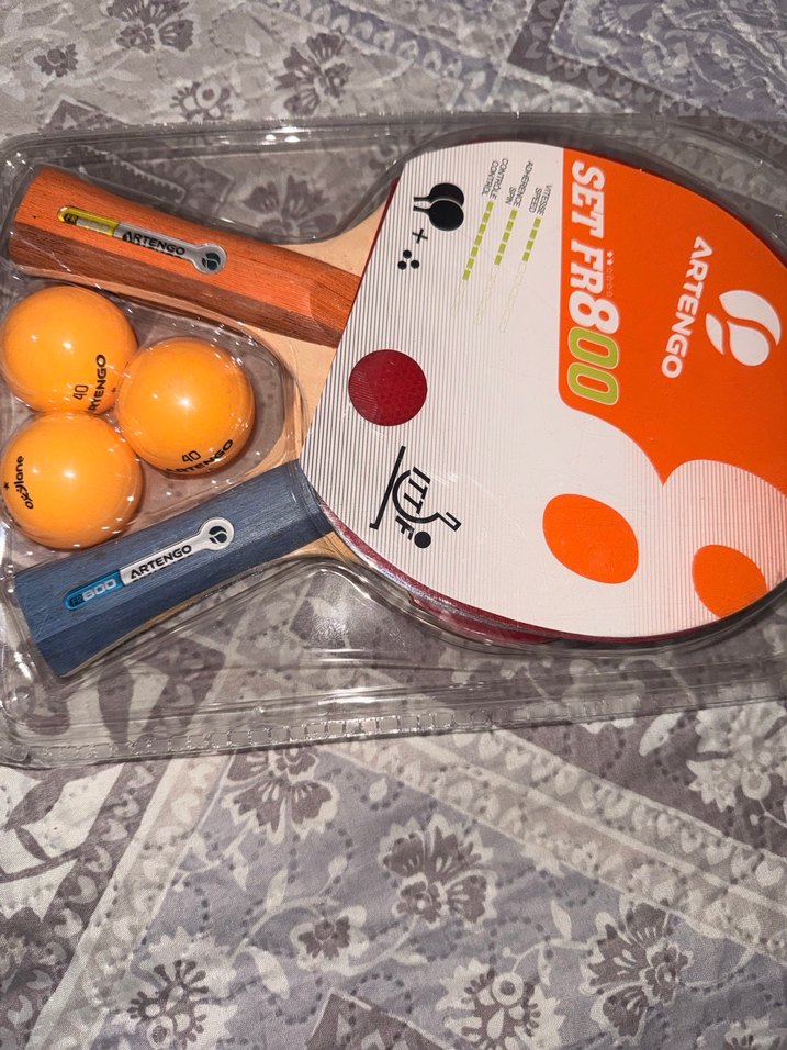Artengo FR800 Masa Tenisi Seti Turuncu - Görsel 4
