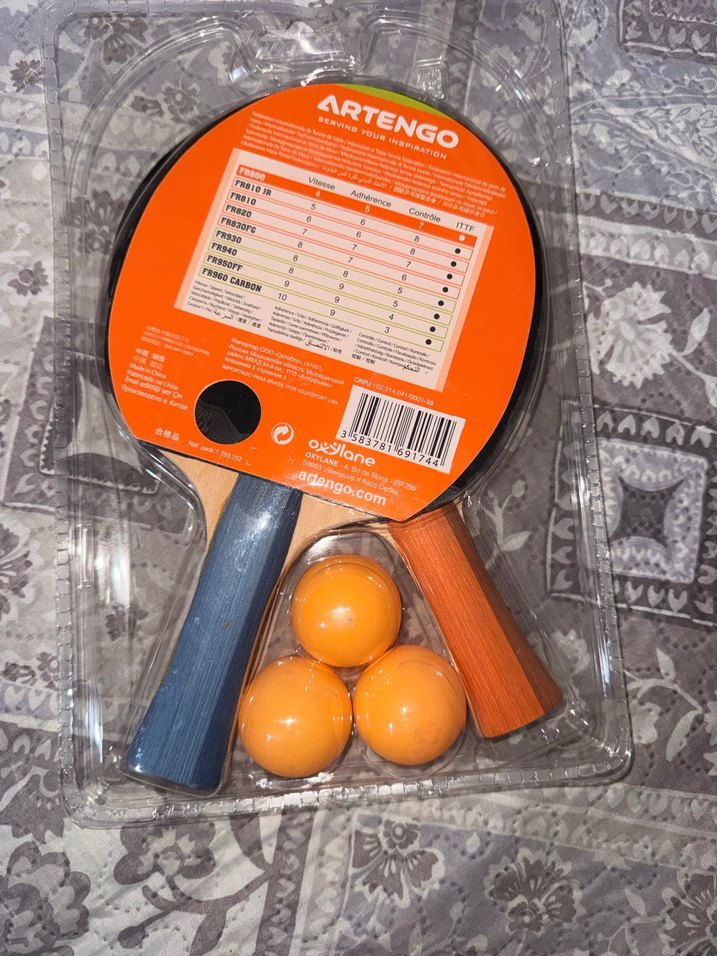 Artengo FR800 Masa Tenisi Seti Turuncu - Görsel 2
