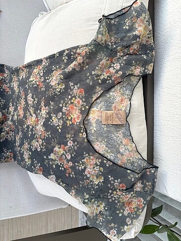m Beden yeşil Renk Fairy retro tül üst