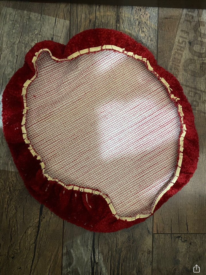 Kırmızı Beyaz Şeritli Banyo Paspası Seti - Görsel 4