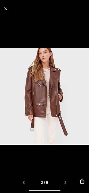 Stradivarius deri ceket