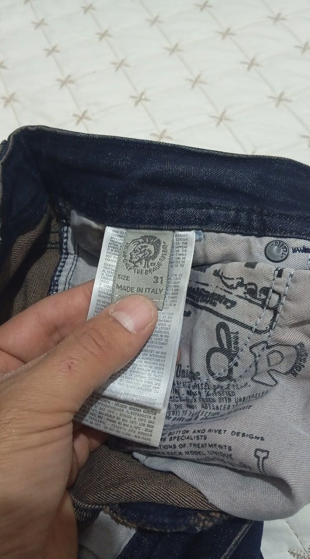 Diesel Lacivert Denim Jean — görsel 3/6