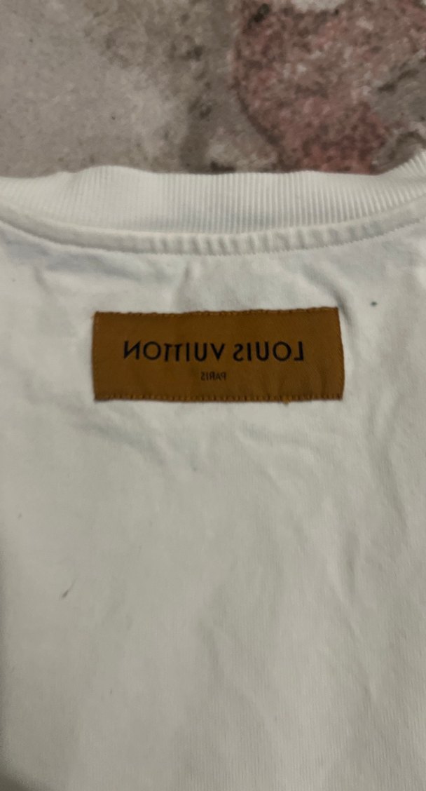 Beyaz Pamuklu Çiçek Baskılı Erkek Tişört bayan - Görsel 5