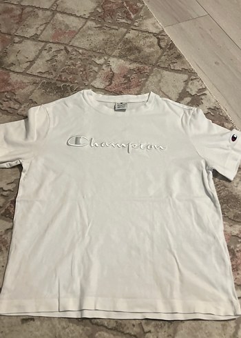 Champion Beyaz Kısa Kollu Basic Tişört şanpiyon marka - Görsel 2