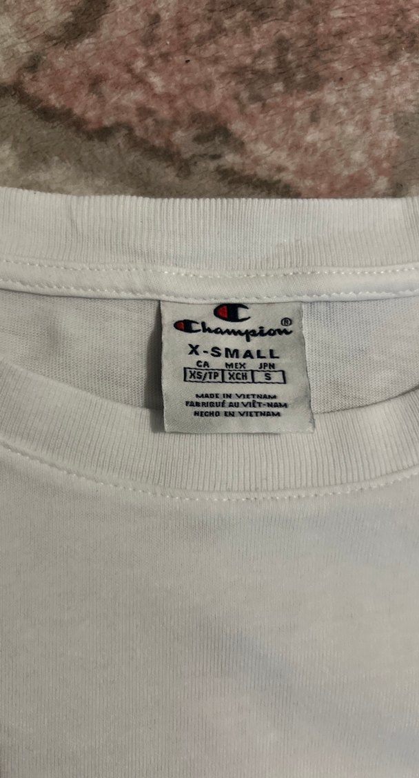 Champion Beyaz Kısa Kollu Basic Tişört şanpiyon marka - Görsel 4