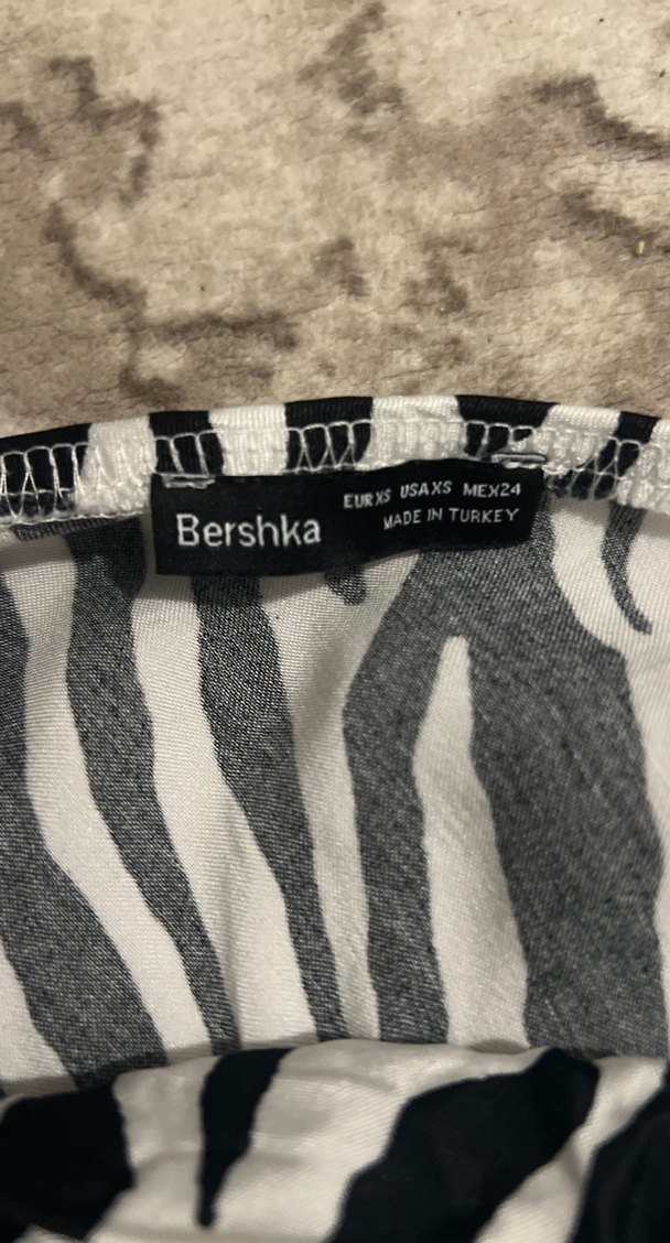 zebra desenli uzun elbise yazlık saten elbise - Görsel 4