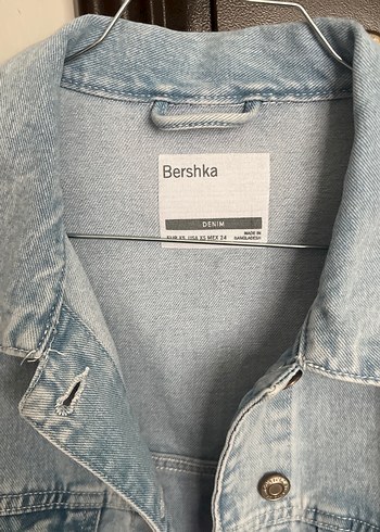 Kadın Mavi Denim Düğmeli Ceket - Görsel 4