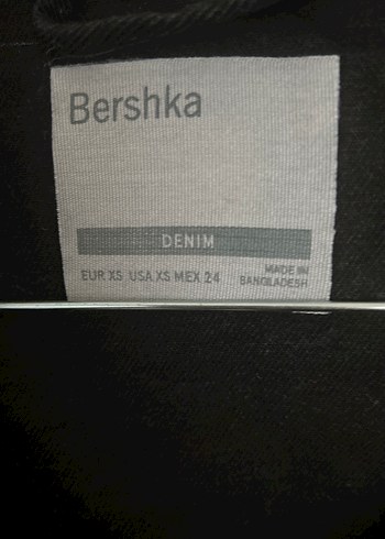 Kadın Siyah Kot Ceket, Düğmeli, İnce Kesim - Görsel 5