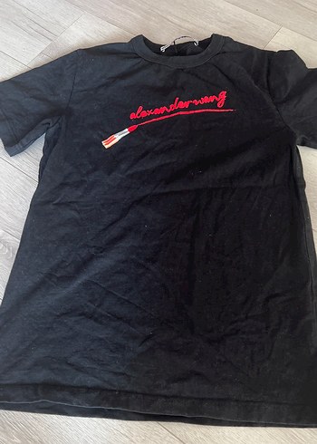 Alexander Wang Siyah baskılı tişört