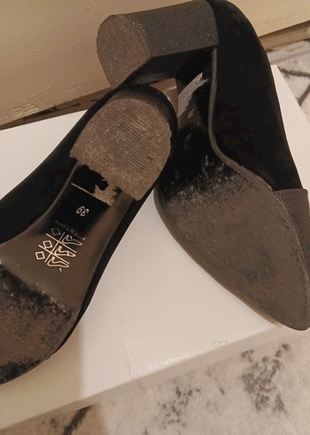 Siyah Kadın Topuklu Ayakkabı - Görsel 2