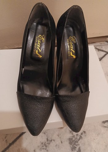 Siyah Kadın Topuklu Ayakkabı - Görsel 5
