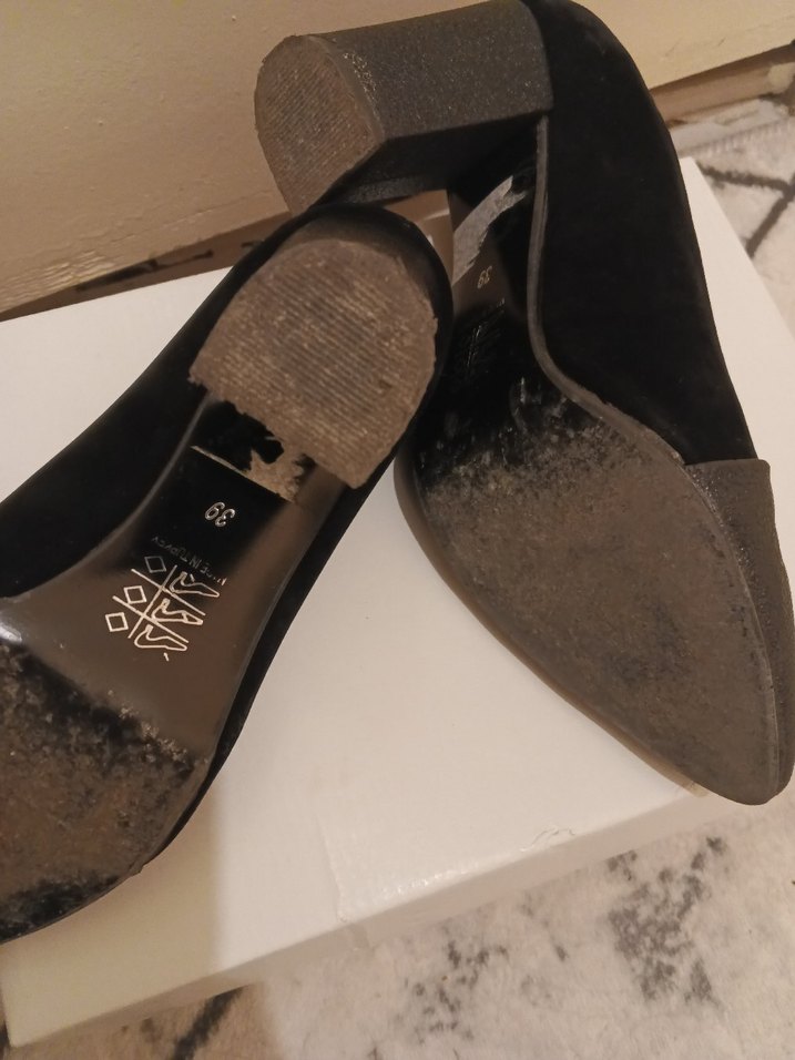 Siyah Kadın Topuklu Ayakkabı - Görsel 2