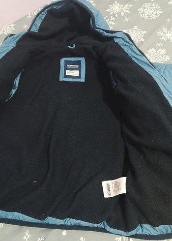 Gri Kapüşonlu mont - Görsel 3