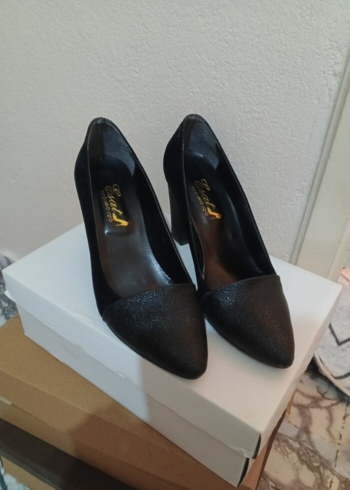 Abiye yada günlük topuklu ayakkabi - Görsel 4