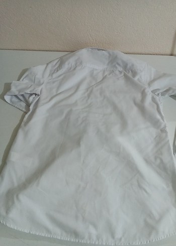 Erkek Beyaz Pamuklu Uzun Kollu Gömlek - Görsel 3