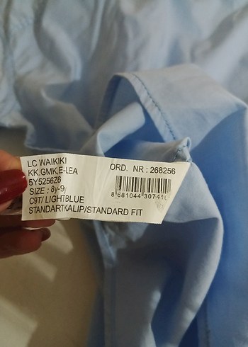 Erkek Çocuk Kot Gömlek, Kısa Kollu, Düğmeli - Görsel 5