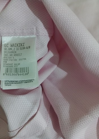 Düğmeli Pembe Keten Gömlek - Görsel 5