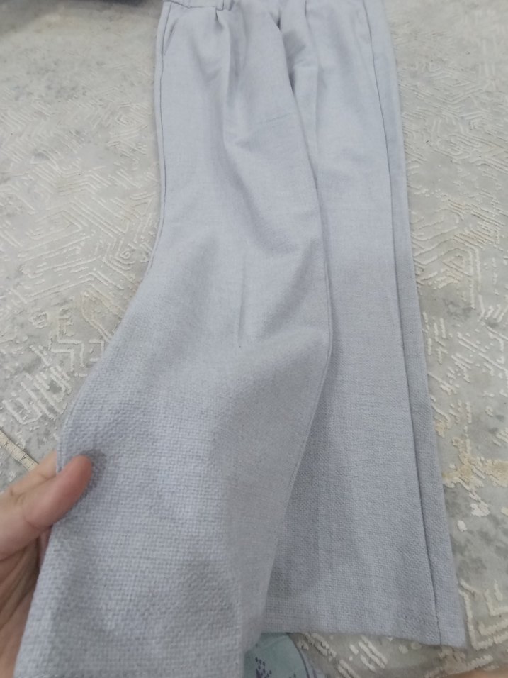 Gri erkek pantolon sıfır - Görsel 4