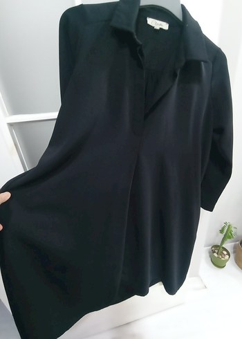 Düğmeli, Uzun Kollu Siyah Tuxedo Ceket - Görsel 2