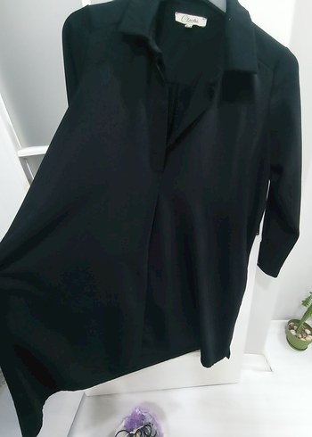 Düğmeli, Uzun Kollu Siyah Tuxedo Ceket - Görsel 8