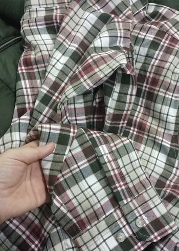 Erkek Çok Renkli Kareli Gömlek - Görsel 2