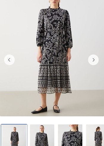 LC Waikiki sifon elbise sadece 1 kez giyildi 42 44 bedenede uyar