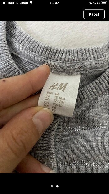 H&M Hırka