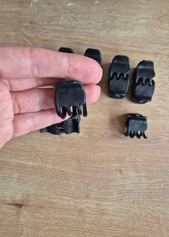 siyah plastik mandal toka - Görsel 2