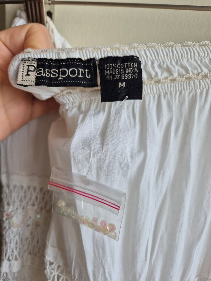 passport m beden beyaz etek - Görsel 3