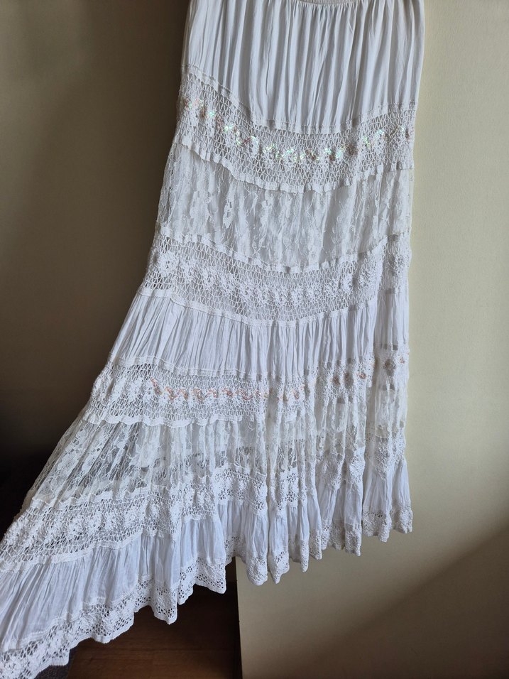 passport m beden beyaz etek - Görsel 4