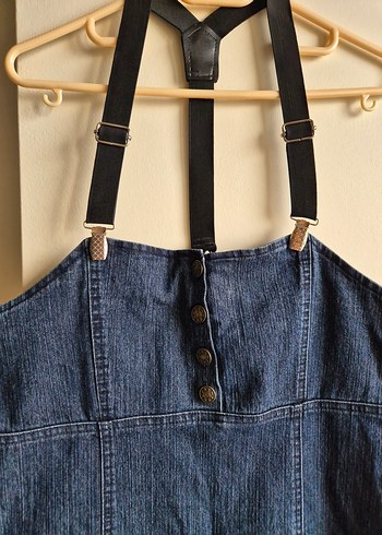 kot salopet elbise - Görsel 3