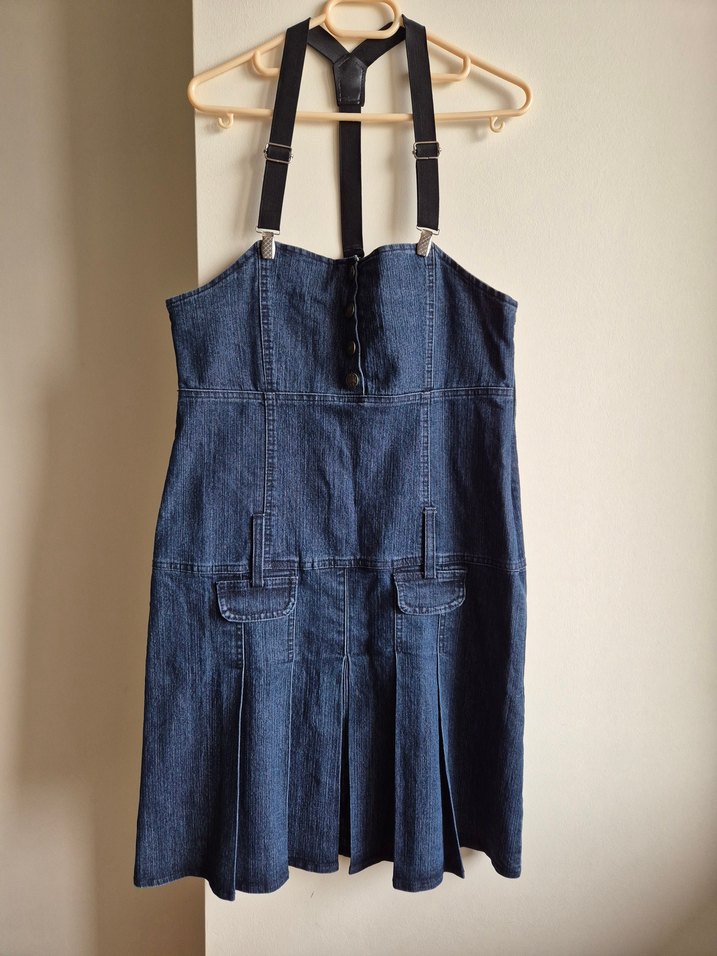 kot salopet elbise - Görsel 4