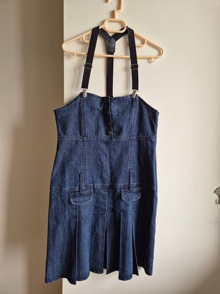 kot salopet elbise - Görsel 2