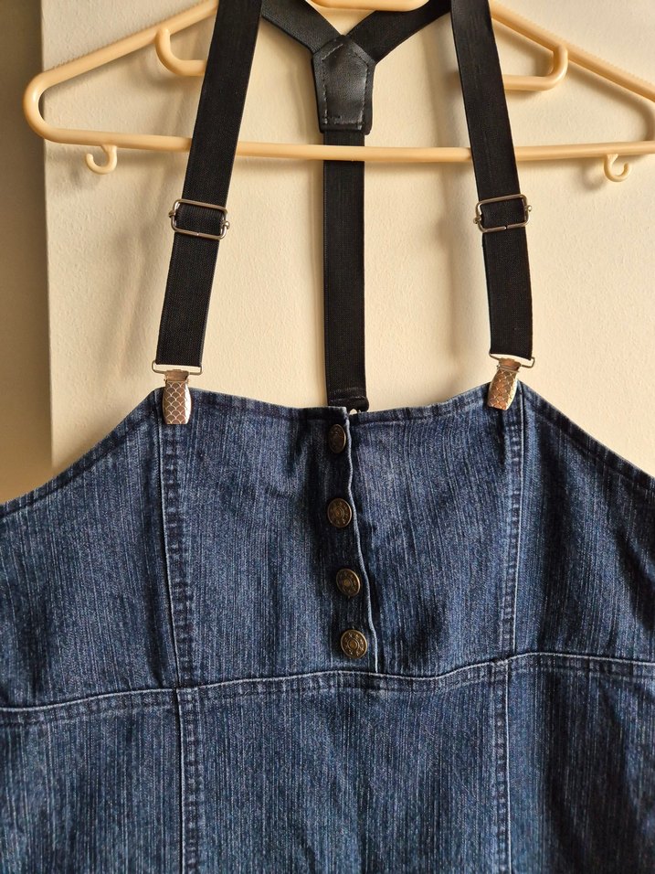 kot salopet elbise - Görsel 3