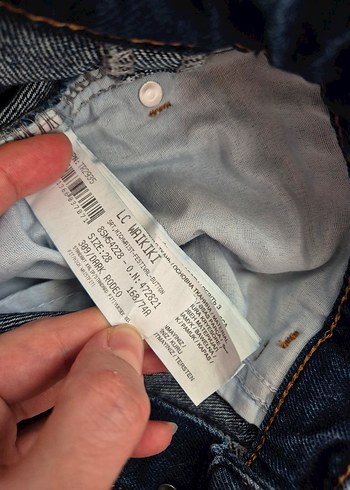 Lc waikiki 28 beden kot mini şort - Görsel 7