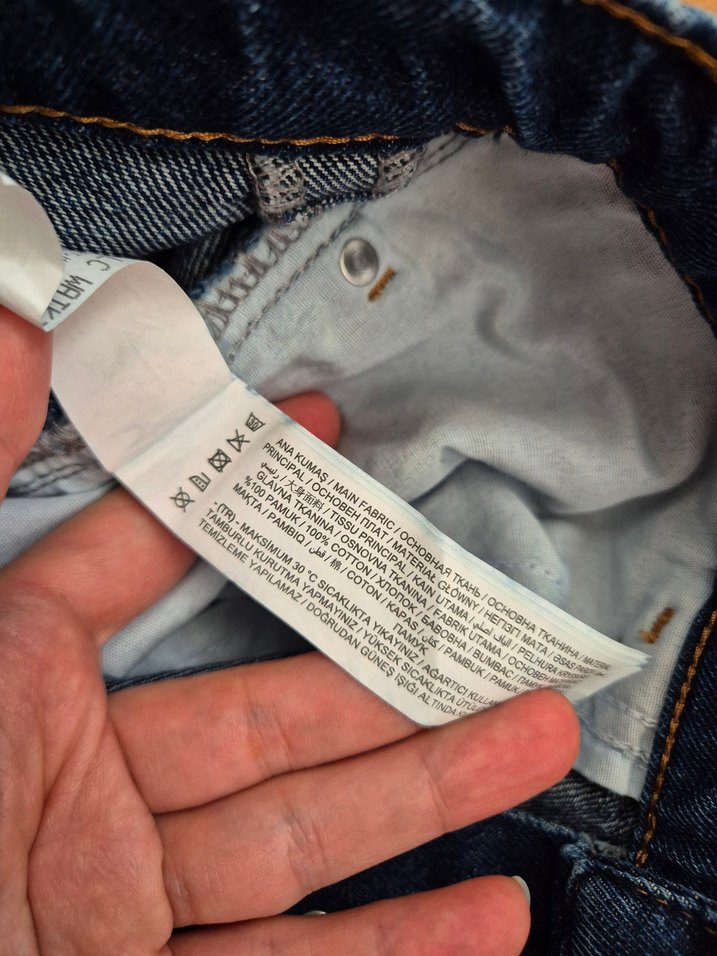 Lc waikiki 28 beden kot mini şort - Görsel 3