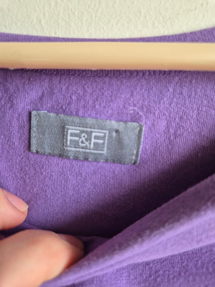 f&f 12-13 yaş kalpli uzun kol tişört - Görsel 4