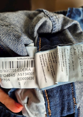 mavi jeans kadın salopet tulum - Görsel 3
