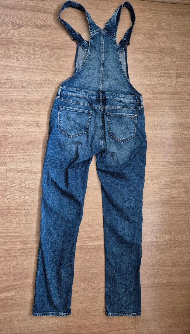 mavi jeans kadın salopet tulum - Görsel 2