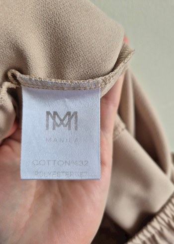 Manila beat 3 beden bej kadin pantolon - Görsel 4