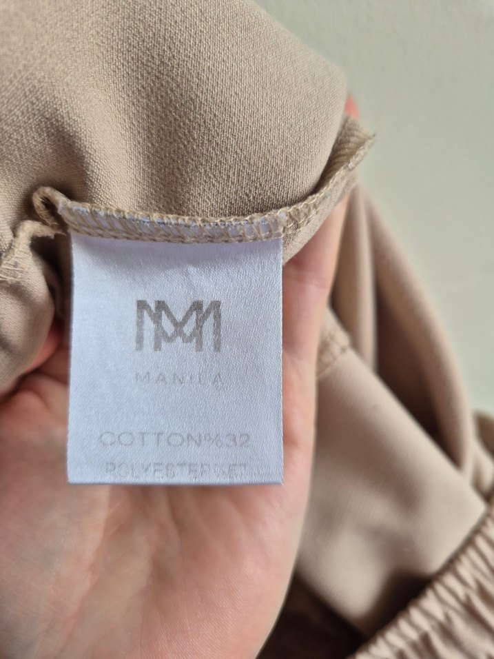 Manila beat 3 beden bej kadin pantolon - Görsel 4