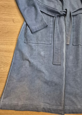 moodbasic 38 beden indigo mavi Uzun Ceket / Trenç - Görsel 6