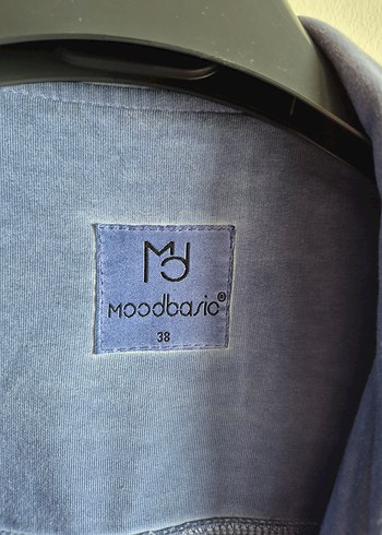 moodbasic 38 beden indigo mavi Uzun Ceket / Trenç - Görsel 4