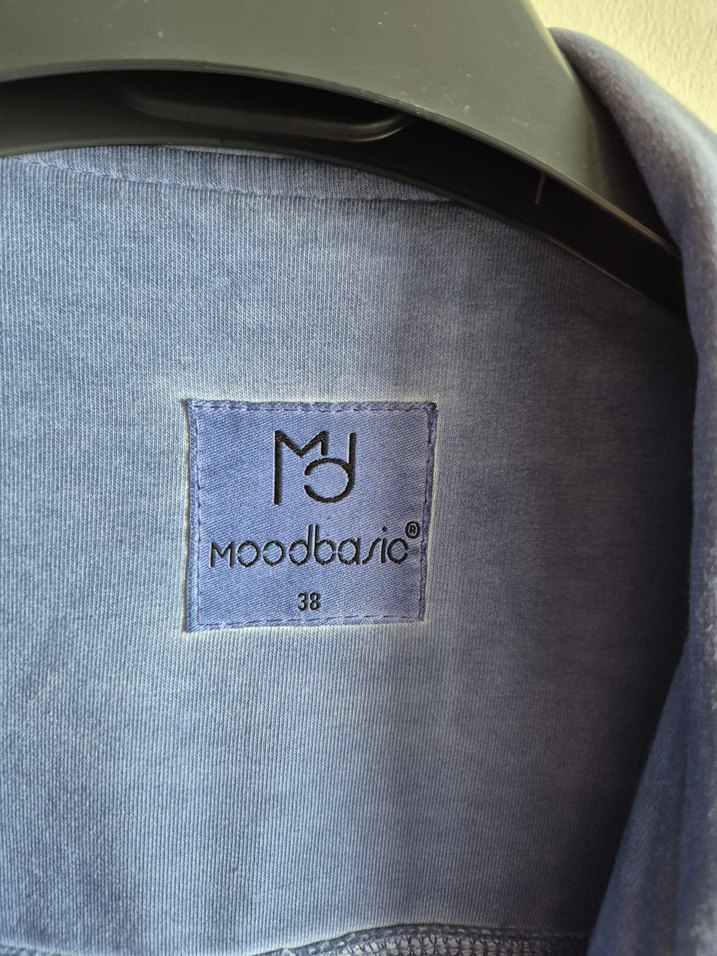 moodbasic 38 beden indigo mavi Uzun Ceket / Trenç - Görsel 4