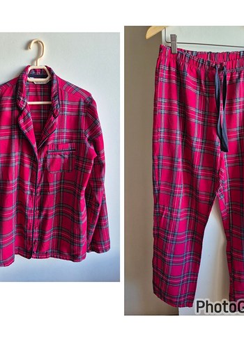 LC Waikiki Ekose Desenli Kadın Pijama Takımı